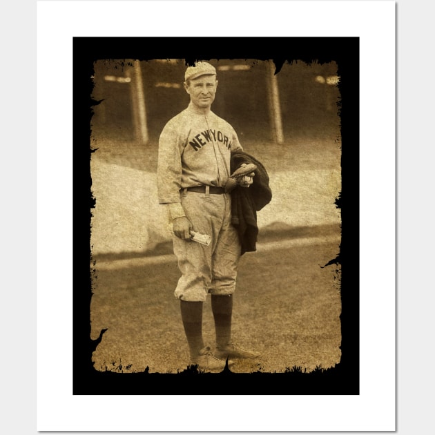 Frank Chance, New York Yankees Captain in 1913 Wall Art by SOEKAMPTI